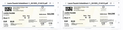 Karten laura pausini - pausini, konzert