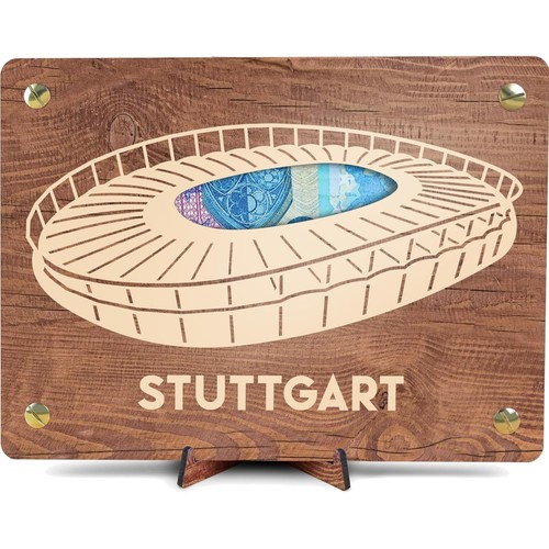 Stuttgart geldkarte holz - stuttgart, xl