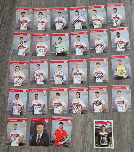 Vfb stuttgart autogrammkarten - vfb,