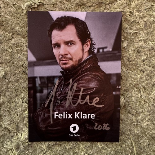 Autogrammkarte felix klare - autogrammkarte,