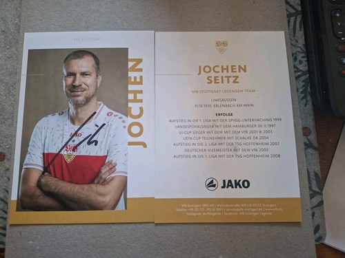 Autogrammkarte jochen seitz - autogrammkarte,