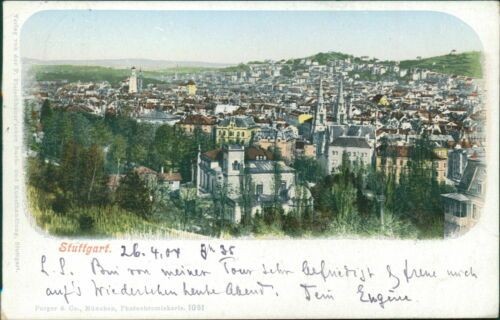 Ansichtskarte stuttgart 1935 - ansichtskarte,