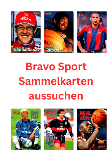 Bravo sport sammelkarten - bravo,