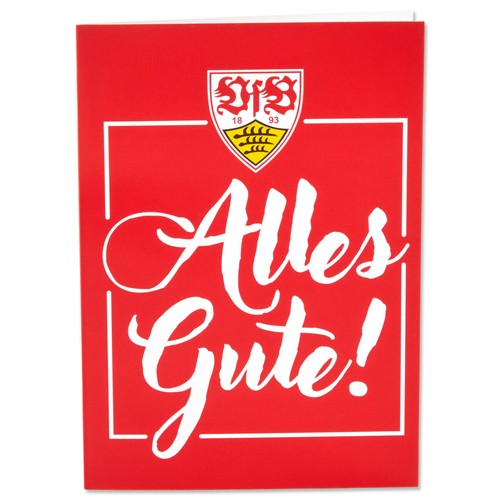 Vfb stuttgart grußkarte - vfb,
