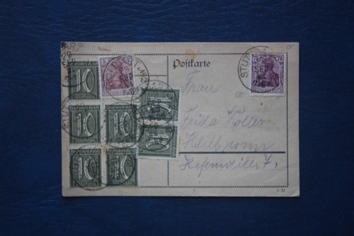 Infla postkarte aus stuttgart - infla,