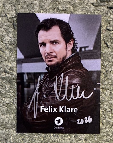 Autogrammkarte felix klare - autogrammkarte,