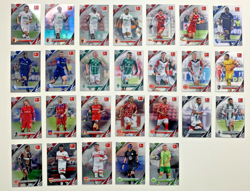 26x topps bundesliga chrome - topps,