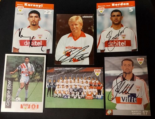 Autogrammkarten konvolut vfb - konvolut,