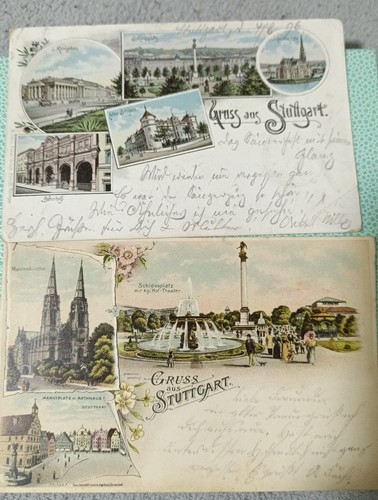 Original postkarten stuttgart - postkarten,