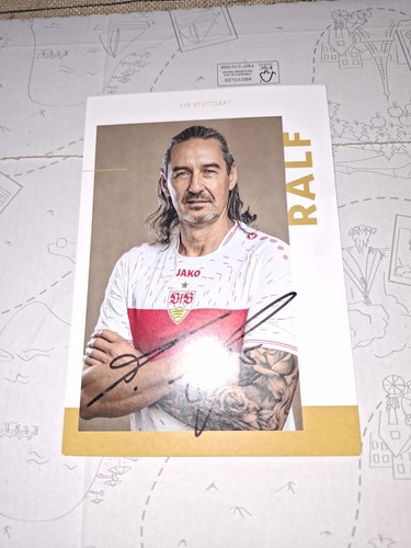Autogrammkarte ralf allgöwer - autogrammkarte,