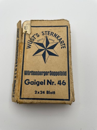 Antikes spielkarten set - antikes, gaigel