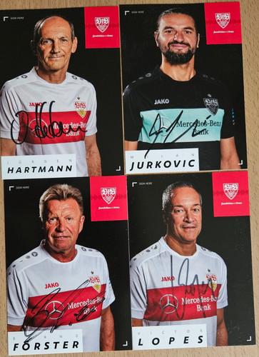 Autogrammkarten vfb - 4,